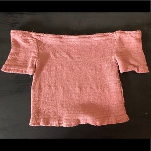 OFF THE SHOULDER CROP TOP!